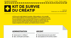 Desktop Screenshot of kitdesurvie.metiers-graphiques.fr